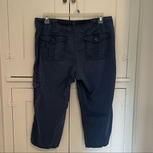Blue Favorite Fit Dockers Capris - 14